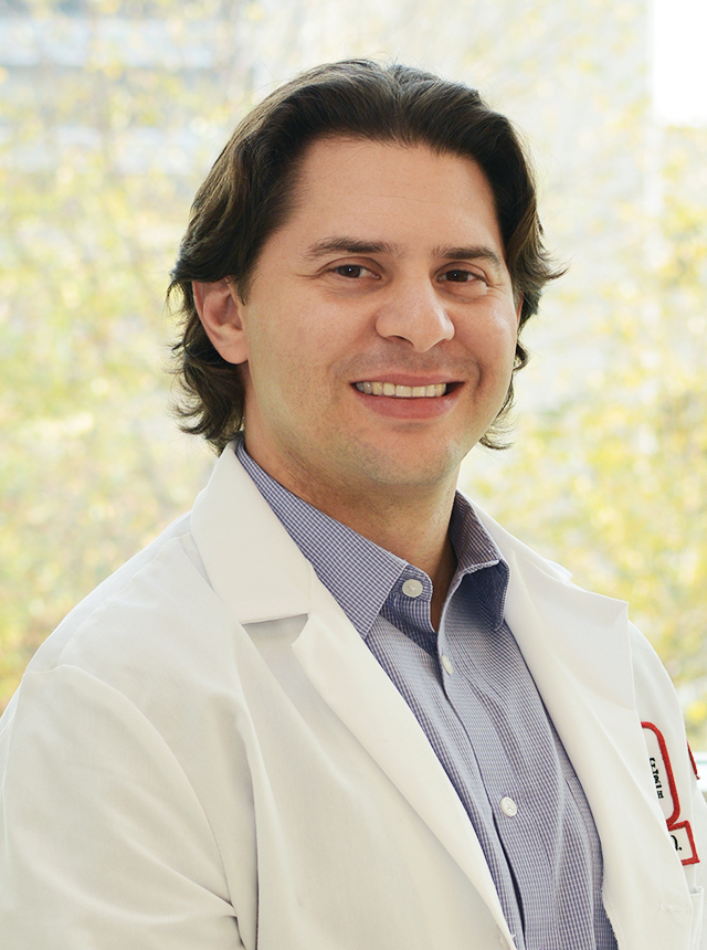 A portrait shot of Matthew R. Zibelman, MD, smiling at the camera.