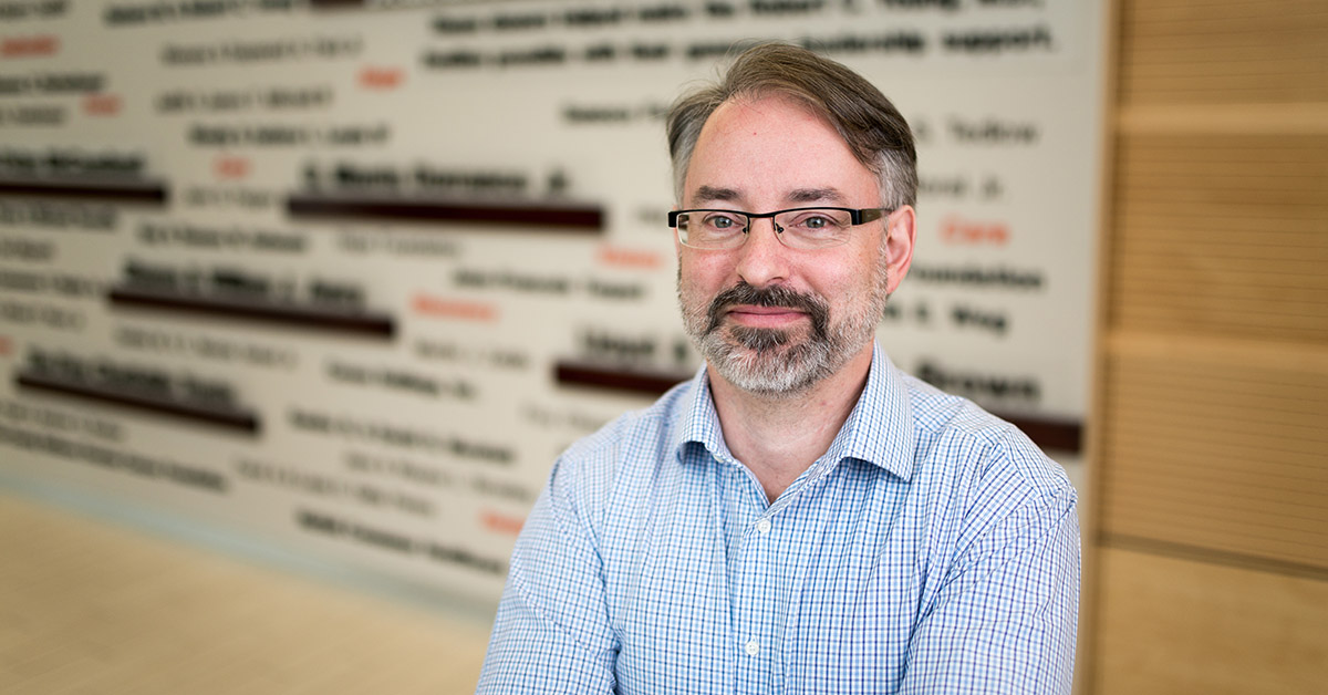 Dietmar J. Kappes, PhD, a professor in the Blood Cell Development and Function program and director of the Transgenic Mouse Facility at Fox Chase