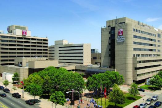 Exterior photo of Temple University Hospital