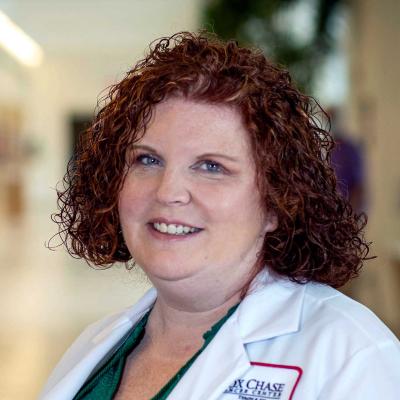 Tina O’Mara DNP, CRNP, CWOCN, AGNP-BC an advanced practice clinician in the department of surgical oncology 