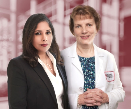 Dr. Sangeeta Bardhan Cook and Dr. Margie Clapper