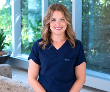 Jennie Gilliland, MSN, RN, OCN, Clinical Director of Infusion Services, headed a study that found that an optional four-day workweek for nurse managers at Fox Chase reduced stress, increased productivity, and improved employee satisfaction.