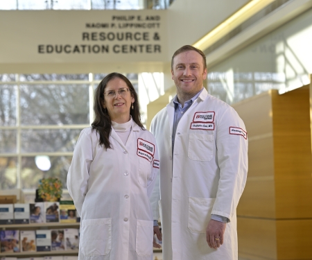 Photo of Dr. Christopher Cann and Dr. Margaret von Mehren