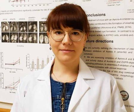 Anna A. Kiseleva, PhD candidate, of the Molecular Therapeutics Program