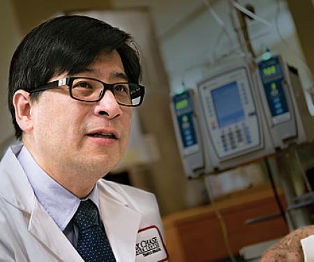 Henry Fung directs the Bone Marrow Transplant Program
