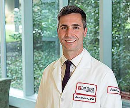 Dr. Adam Walchak, assistant professor in the Department of Surgical Oncology, Division of Plastic and Reconstructive Surgery