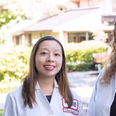 Physician assistants Carolyn Zawislak, PA-C and Victoria Wong, MHS, PA-C