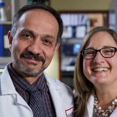 Dr. Hossein Borghaei and Dr. Elizabeth Plimack