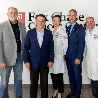Congressman Brendan Boyle Visits Fox Chase Cancer Center