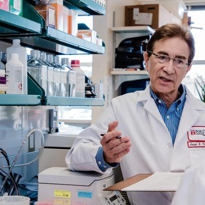 Joseph R. Testa, PhD, FACMG, professor and co-leader of the Cancer Biology program