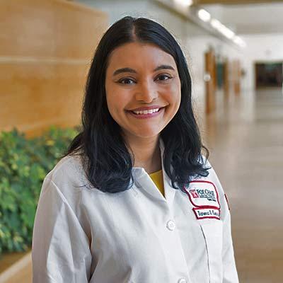 “We’re dealing with lung cancer and our lung cancer patients may be more at risk for severe disease due to COVID-19. A lot of the management we do puts them at greater risk after that,” said Sameera Kumar, MD, one of the authors on the paper and an assistant professor in the Department of Radiation Oncology.