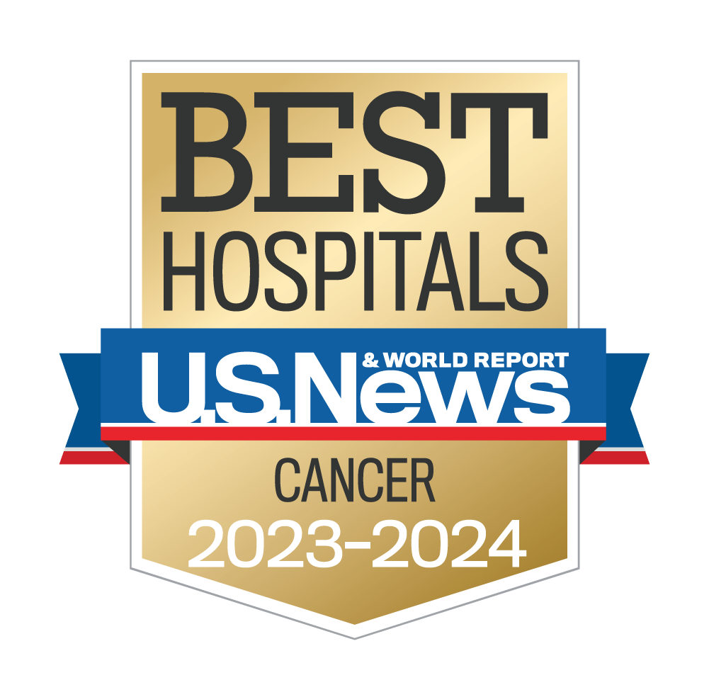 US News Best Hospitals Award for Cancer Care 2023-2024