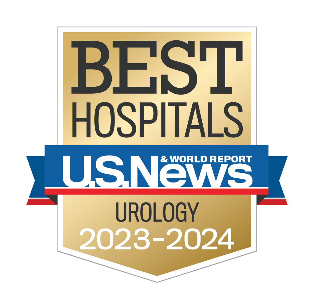 US News Best Hospitals Award for Urology Care 2023-2024